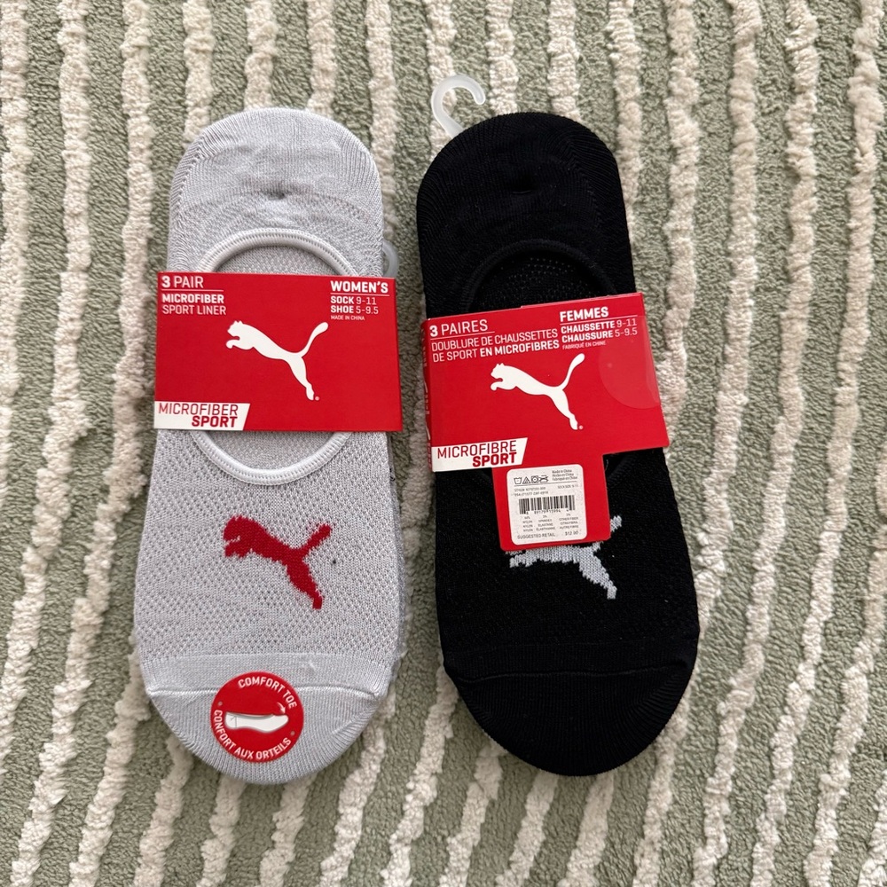 Puma Sport Liner Socks - 2x3 Pack